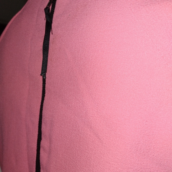 PINK SHEATH SHORT SLEEVE COCKTAIL DRESS - Picture 3 of 4